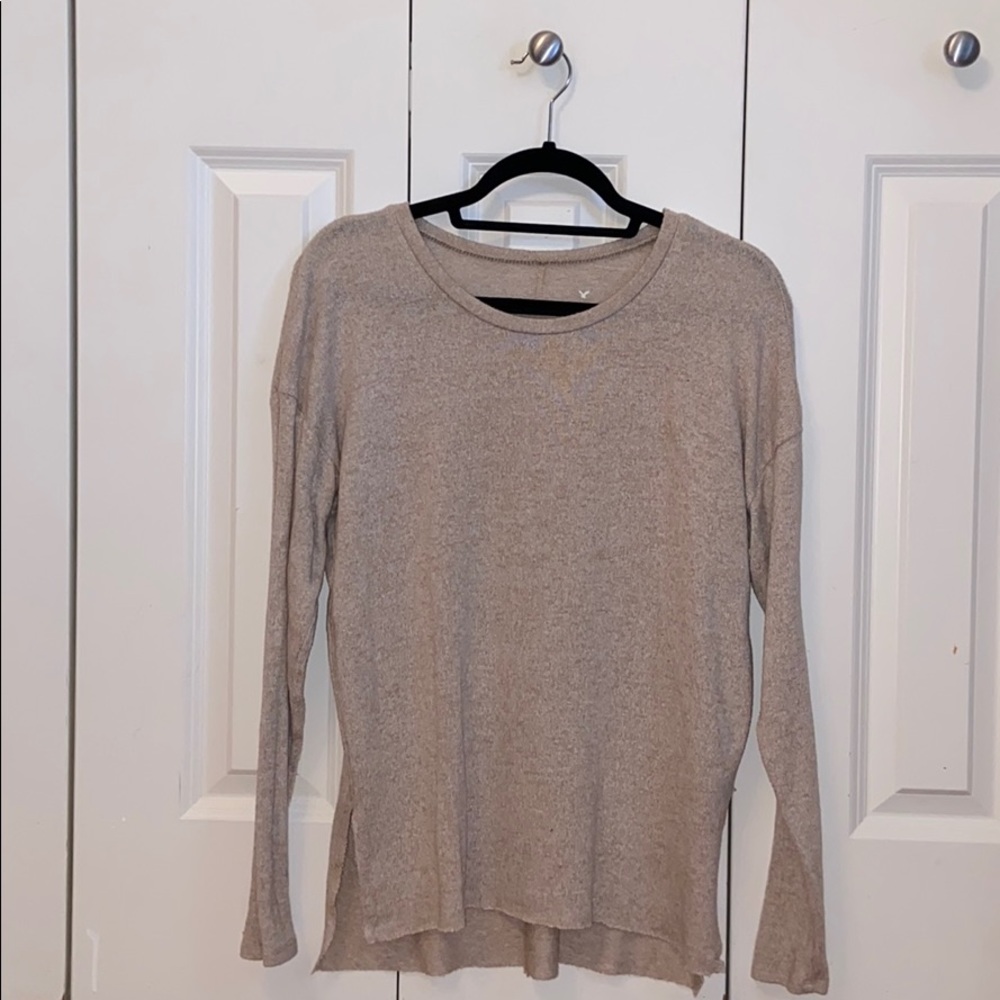 American Eagle Oatmeal “Soft & Sexy” Sweater